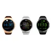 KW18 Smart Watch Helskärm Rund Android/IOS Bluetooth Reloj Inteligente SIM-kort Pulsmätare Klocka Klocka Mic Anti lost armband