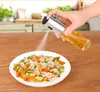 100 ml glazen olie spuit olijfkoken keukengerei pomp zilver roestvrijstalen spuitfles kan pot pot tool kan