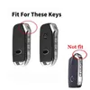 Bon Fiber Case för Kia Sportage Ceed Sorento Cerato Forte Seltos Telluride Holder Car Key Cover Accessories278R