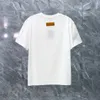 22SS Mannen Damesontwerpers T-shirts T-shirts Tee Bloemen Print Korte Mouw Man Crew Neck Parijs Mode Streetwear Black Orange White S-XL