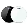 Весовая весы для ванной комнаты Весовые весы круглые светодиодные Цифровые весы Electronic Scales Масштаб ванны с дисплеем температуры H1229