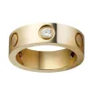 2022Hoge kwaliteit designer roestvrijstalen bandringen mode-sieraden heren039s trouwbeloftering dames039s geschenken5839631