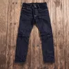 SD107-0001 RockCanRoll Read Description! Heavy Weight Indigo Selvage Unwashed Pants Unsanforised Thick Raw Denim Jean 17oz 220311