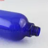 500ML زجاجة بلاستيكية زرقاء مع مضخة غسول الفضة، 500cc جل الاستحمام / تعبئة الفرعية حاوية التجميل الفارغة