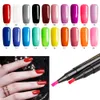 Vente en gros 3 en 1 vernis à ongles en une étape 60 couleurs stylo à ongles pas besoin de couche de finition de base