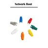 100 штук сетевой кабельный разъем Boot 5ecat 6 Blackgrey Ethernet RJ45 LAN1226766