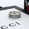 Klassisk lyxig högkvalitativ märke Fina silverringar Designerälskare Ring Stamp Ring för kvinnor Mens smycken Wedding Gift G6301445