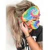 Kleur blokkering gezicht masker haar bands stropdas cycling yoga sport zweet hoofdband voor mannen vrouwen hoofd zweetbanden gezichtsmasker veiligheid 2pcs