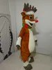 Costume della mascotte della renna di Natale per i costumi della mascotte del personaggio dei cartoni animati del partito per la personalizzazione del supporto293T