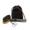 Hårborstar Skäggkam Set Double Oil Head Shape Brush Care Tool Professional1822960