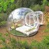 클리어 캠핑 돔 4m 직경 풍선 버블 롯지 텐트 하우스 공장 전체 저렴한 송풍기 259r