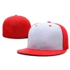 Fashion Letter A Cap Men Fitted Hats Flat Brim Embroidered Designer Sports Team Fans Baseball Caps Full Closed Hat
