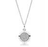 Mode haute qualité S925 en argent Sterling femmes designers pendentif cristal collier bijoux pour femmes