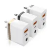 Caricabatterie USB di tipo C PD 20W Caricatore rapido Caricabatterie di tipo C da 20 W 2.4A per iPhone Xiaomi Adattatore di ricarica per telefono da parete da viaggio