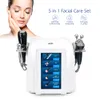 Slimming 5 IN1 ION Microcurrent Face Lift Facial Anti Pigmentation Blackhead Remover Deep Cleansing Hot&Cold Hammer Ultrasonic Device