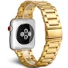 Para Apple Watch Band Series SE6/5/4/3/2/1 Meta de meta correa de acero inoxidable IWATCH IWATCH 40MM 44mm 38mm 42mm