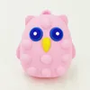 Squeeze Owl Balls Tie Dye Push Bubble Toys Stress Ball Gifts Hand Grip handleds förstärkare pojkar flickor Finger Toy235x5154026