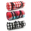 Fold Pad Soft Blanket Outdoor Folding Waterproof Camping Beach Plaid Picnic Mat 220104