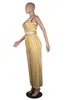 패션 캐주얼 불규칙 스트라이프 인쇄 드레스 민소매 긴 드레스 여성 패션 드레스