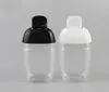Best 30ml Hand Sanitizer Bottle Empty Pet Plastic Half Round Cap Bottle Children's Carry Disinfectant Hand Sani