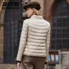 BOSIDENG nouvelles femmes doudoune début d'hiver manteau ultra léger col montant vêtements chauds imperméables B90131010 201029