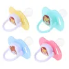 Teethers Baby Nippel Food Grade Silicone Pacifier Round Head Infant Nyfödd Ortodontisk BPA Gratis Säker vård