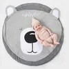 Baby Play Pad Algodão Algodão Baixo Infantil Rastejando Cobertor Animal Playmat Rodada Tapete Tapete Roubo Crianças Room Decoração Nordic 220209