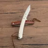 1 stücke Neue Kugellager Fast Offene Flipper Klappmesser 14c28n Satin Tanto Point Klinge Knochen / Rosenholz Griff EDC Messer