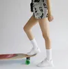 Print Skateboard Socks Mens Womens Streetwear Fashion Stockings Over Ankle Lover Cartoon Socks Cutton Blend Stockings