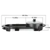 2 in 1 elektrische pot pan barbecue grill anti -aanbak teppanyaki soep draagbaar9634076