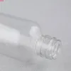 100 ml przezroczysta plastikowa butelka ze złotą pompą natryskową, 100 cm3 pusty toner pojemnika kosmetyczny / opakowanie wodne Bottlehigh Qualtity