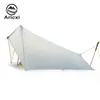 Aricxi ultralight camping tent 15D nylon silicium shelter tarp 1 persoon 3 seizoen 4 seizoen regenvliegtarp 220104