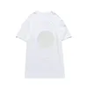 2024 Nieuwe Luxur Borduren Tshirt Mode Gepersonaliseerde Mannen Vrouwen Ontwerp T-shirts 100% Cott Hoge Kwaliteit Zwart-wit Vrouwelijke T-shirts