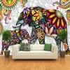 3D Wall Papers Home Decor Thailand Elephants Mural Wallpaper for Living Room Bedroom TV Background Walls Papel De Parede 3D1