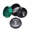 Hornet Drum Style Metal Herb Minder met pollen schraper 43 mm 4 -delige mini metalen tabak kruidgrinder scherpe tanden9617563