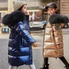 Olekid 2020女の子の冬のコートフード付き防水スイニーダウンジャケット3-14歳の子供10代パッカーの出ているDoudoune enfant LJ201017