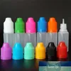 50 stks 10 ml PE Plastic druppelaar fles met lange tip e vloeibare knijpfles met kinderproof cap lotion container met 10 trechters