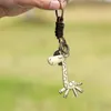 Bronze Giraffe Keychain Cartoon Animal Ciraffe Key Ring Letter Tag Key Chains Keyring Bag Hangs For Women Men Fine Fashion Jewelry Will and Sandy Drop Ship