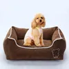 Pet Bed for Small Medium Large Dog Crate Pad Deluxe Soft ding Moisture Proof Bottom All Seasons Puppy House Y200330