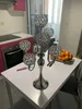 Crystal Candelabra retro-stijl kandelaar Houder voor kaarslicht diner en tafeldecoratie voor evenementen Bruiloft Home Party Decor Senyu574