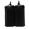 Utomhussport Tactical Mag AK Double Magazine Pouch Bag Backpack Vest Gear Accessory Holder Catron Clip Pouch No11-571