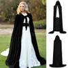 Rosetic Women Cape Winter Halloween Cape Gothic Punk Warm Long Mantello con cappuccio Mantello Party Club Cosplay Ragazza femminile Cool Wear 201214