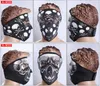 Wielofunkcyjny Neopren Full Skull Twarz Maska Halloween Kostium Party Cosplay Maski Motocykl Rower Narciarski Snowboard Sport Balaclava Narciarstwo Ochronna Czapka