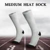 3 chaussettes chauffantes réglables chaussettes chauffées électriques batterie rechargeable pour femmes hommes hiver extérieur ski cycling sport hoote9761614