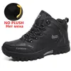Yeni Sonbahar Kış Sneakers Erkekler Ayakkabı Açık Rahat Yürüyüş Botları Kaymaz Dantel-up Ayak Bileği Çizmeler Sıcak Peluş Kar Botları Boyutu 39-47 201216