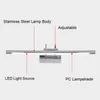 モダンなミニマリストLEDウォールランプシルバーファッションバスルームの便器のミラーフロントライトヨーロッパのステンレス鋼の照明フィクスチャの表面