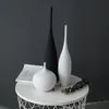 Jingdezhen Modern Minumalist Handmade Art Zen Vase Ceramic OrnamentsリビングルームモデルホームデコレーションT2006242244