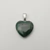 Hjärtformad kärlek pärla sten blandade hängen lösa pärlor för armband och halsband charms diy smycken för barn gåva m3270