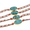 Ocean Stone Woven pärlstav armband Luxury Design Gem Armband Women039s Handmade Bohemian Elegant Lucky Armband F12146025246