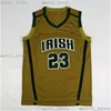 Billiga Throwback James # 23 St Mary Irish High School Basketball Jerseys Stitched Men Women Youth XS-5XL